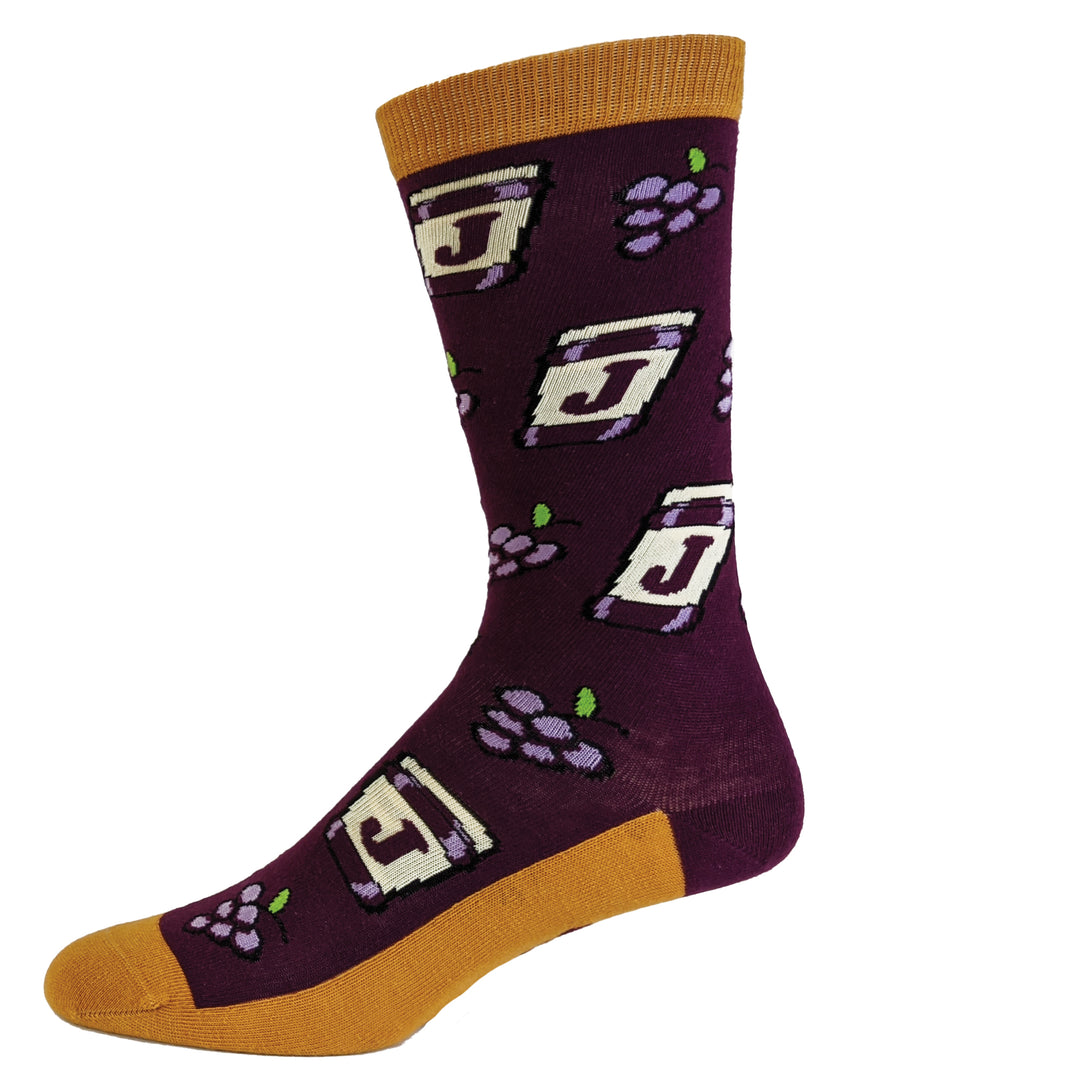 Mens Peanut Butter And Jelly Socks