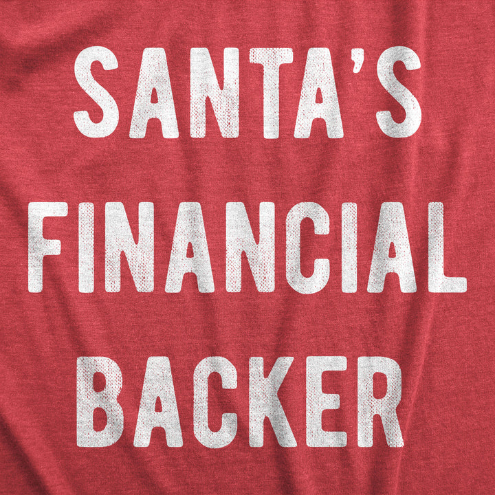 Santa's Financial Backer Men's T Shirt