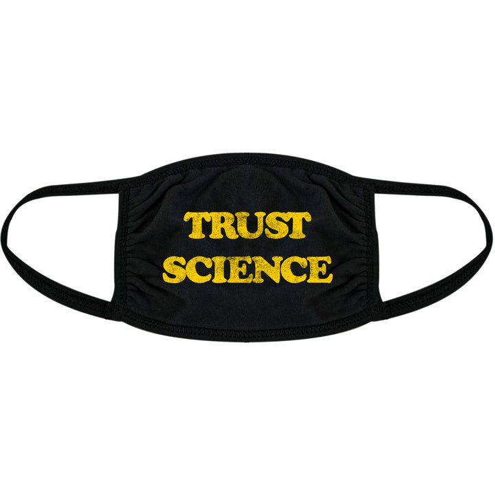 Funny Black Trust Science Face Mask Nerdy Science Tee