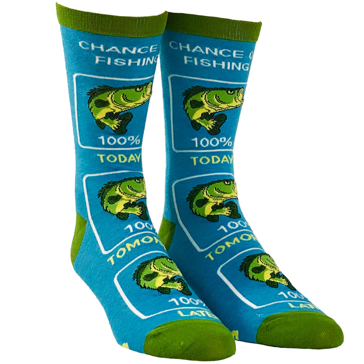 Men's Chance Of Fishing Socks