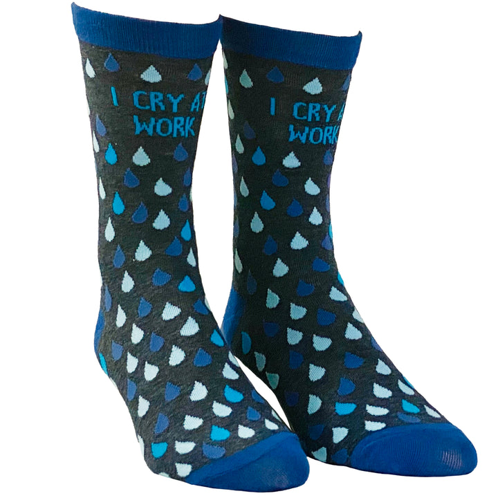 Women's I Cry At Work Socks