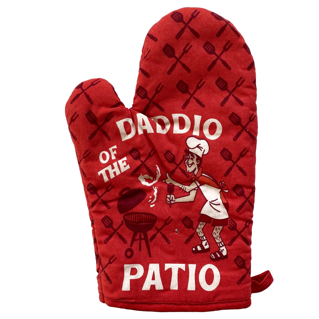 Funny Red Daddio Of The Patio Nerdy Father's Day Food Tee