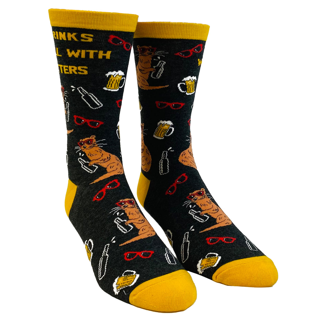 Men's Drinks Well With Otters Socks