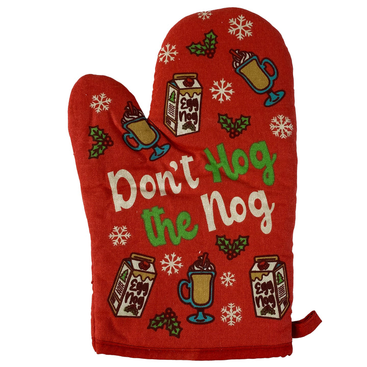 Funny Hog the Nog Don't Hog The Nog Nerdy Christmas Tee