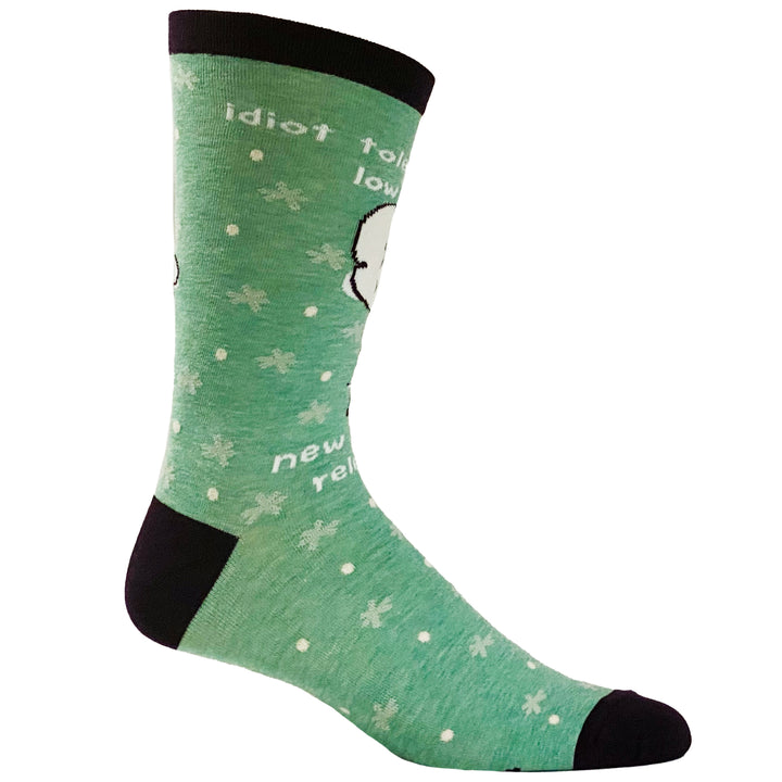 Men's Idiot Tolerance Low Socks