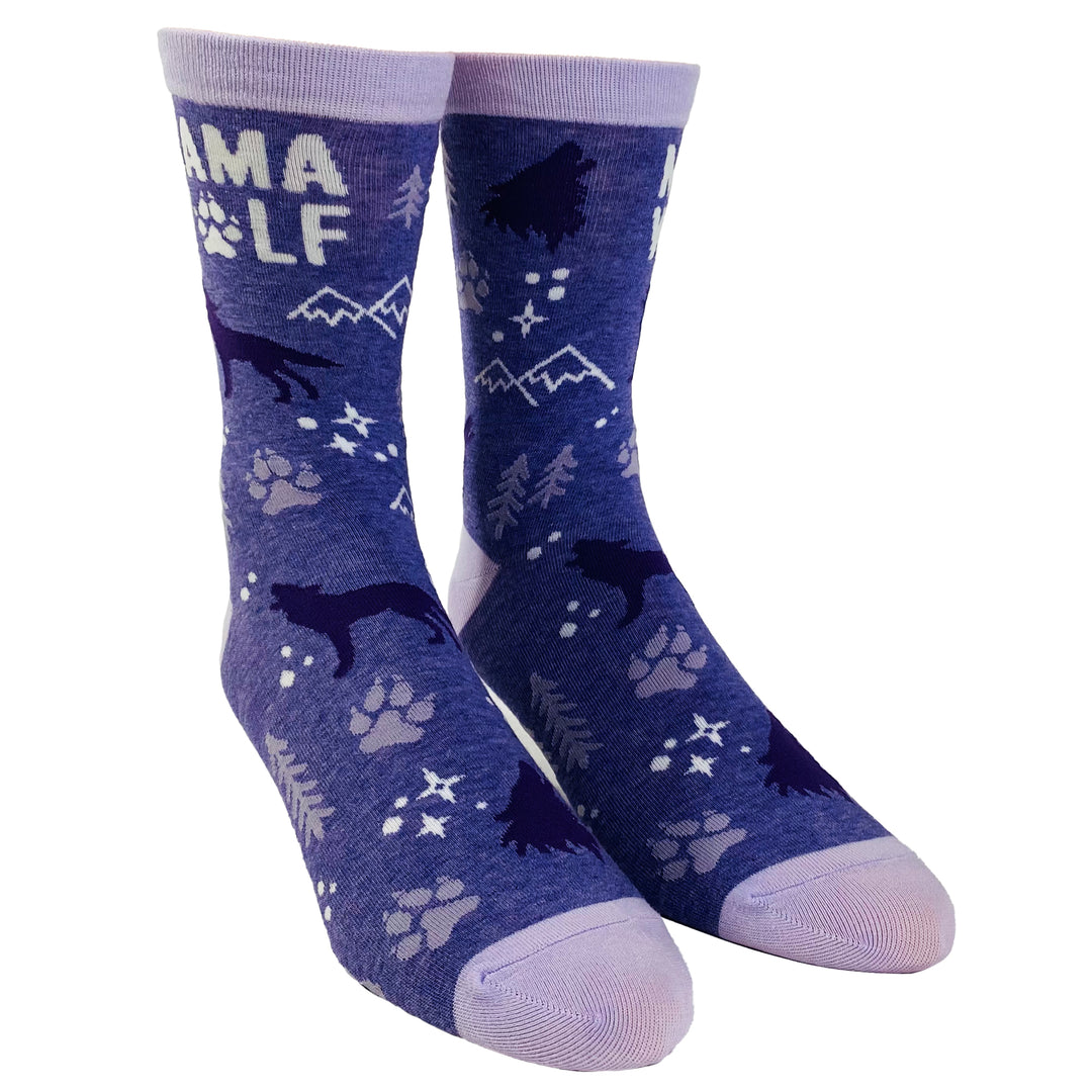 Women's Mama Wolf Socks