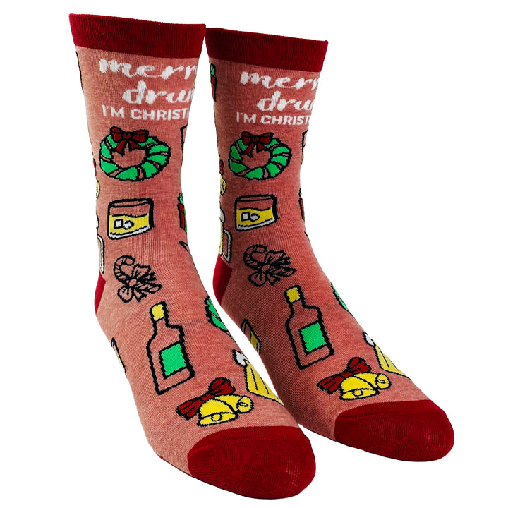 Women's Merry Drunkmas Socks