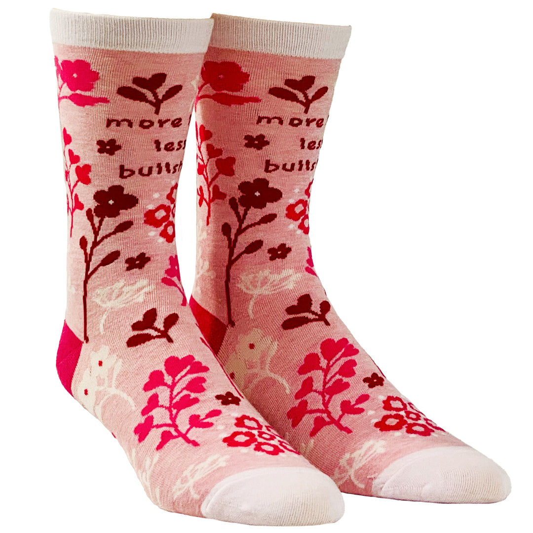 Women's More Love Less Bull Shit Socks