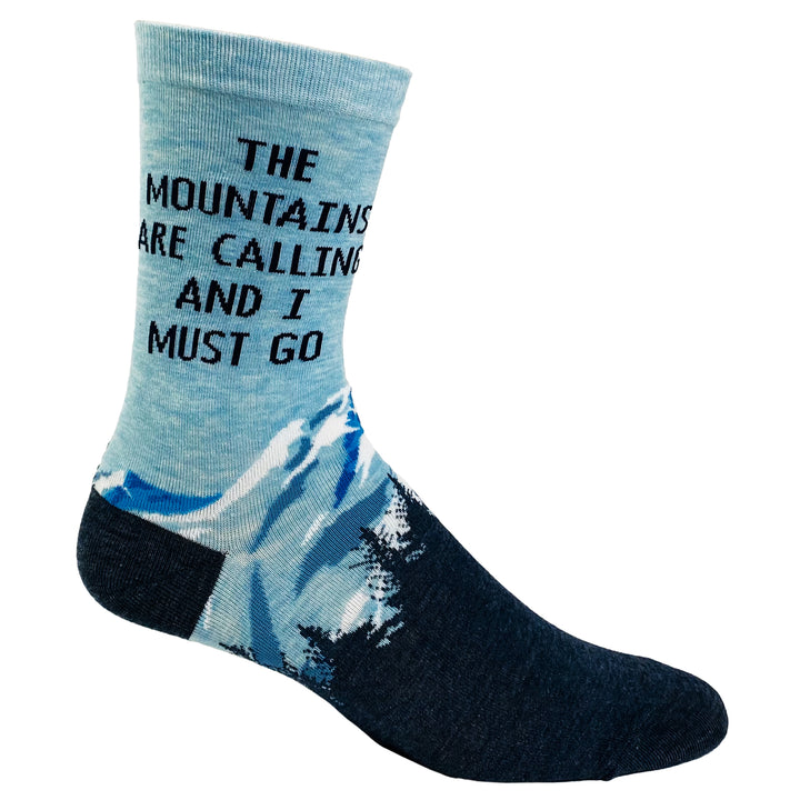 Women's The Mountains Are Calling And I Must Go Socks