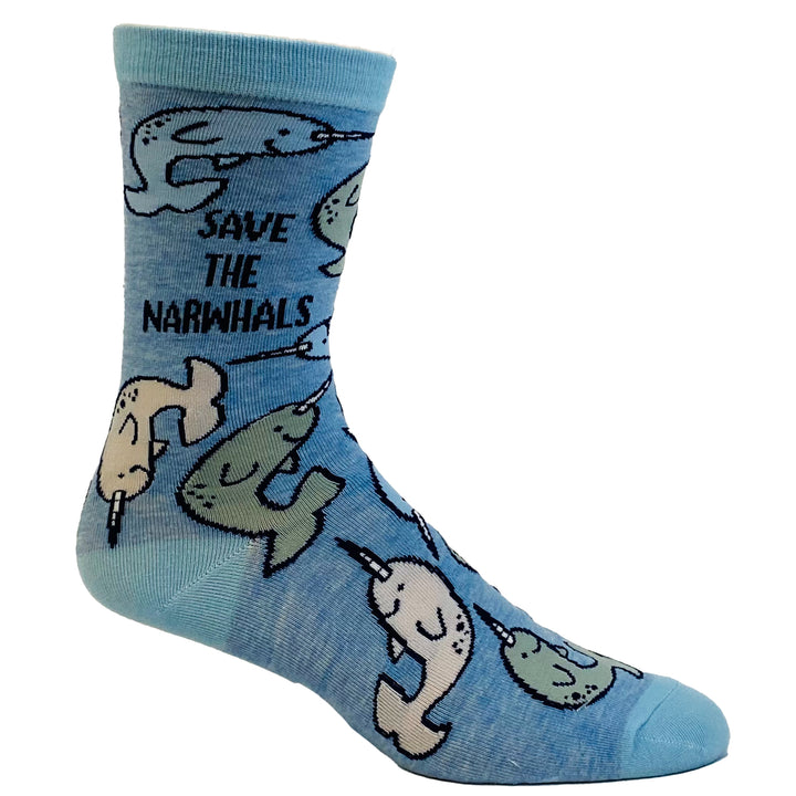 Women's Save The Narwhals Socks