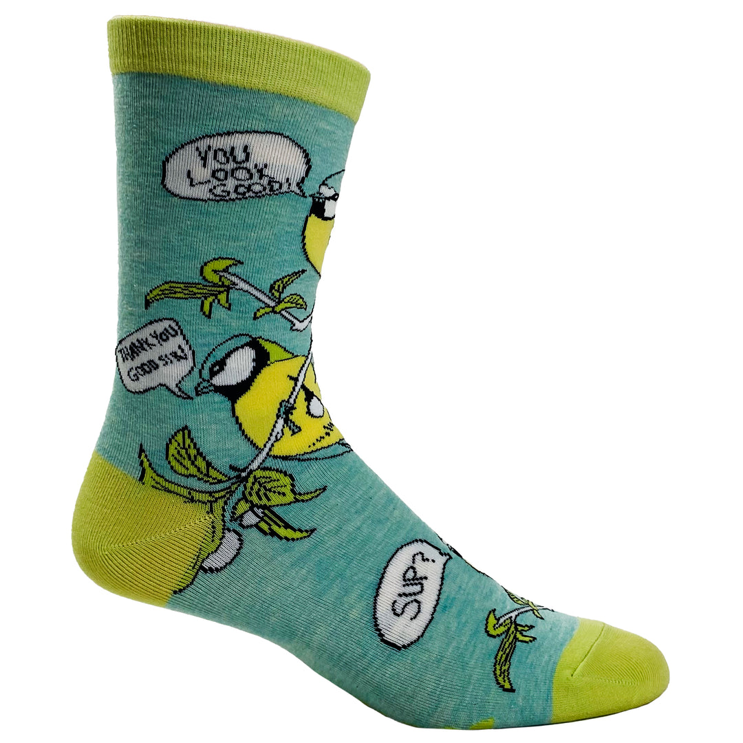 Men's Nice Tits Socks Funny Bird Watching Sarcastic Novelty Footwear