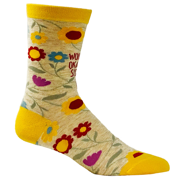 Womens World's Okayest Sister Socks