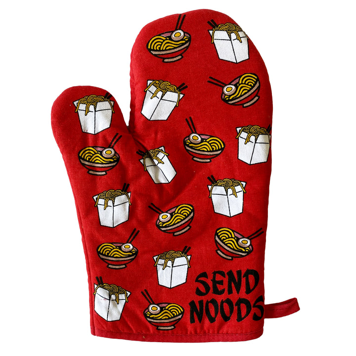 Funny Multi Send Noods Ramen Oven Mitt Nerdy Food Sex Tee