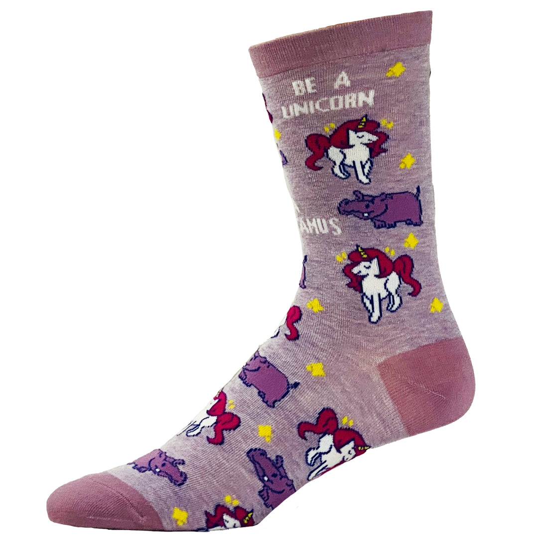 Women's Be A Unicorn Not A Twatopotamus Socks