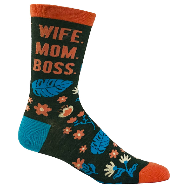 Women's Wife Mom Boss Socks