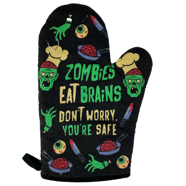 Zombies Eat Brains Oven Mitt Bakeware