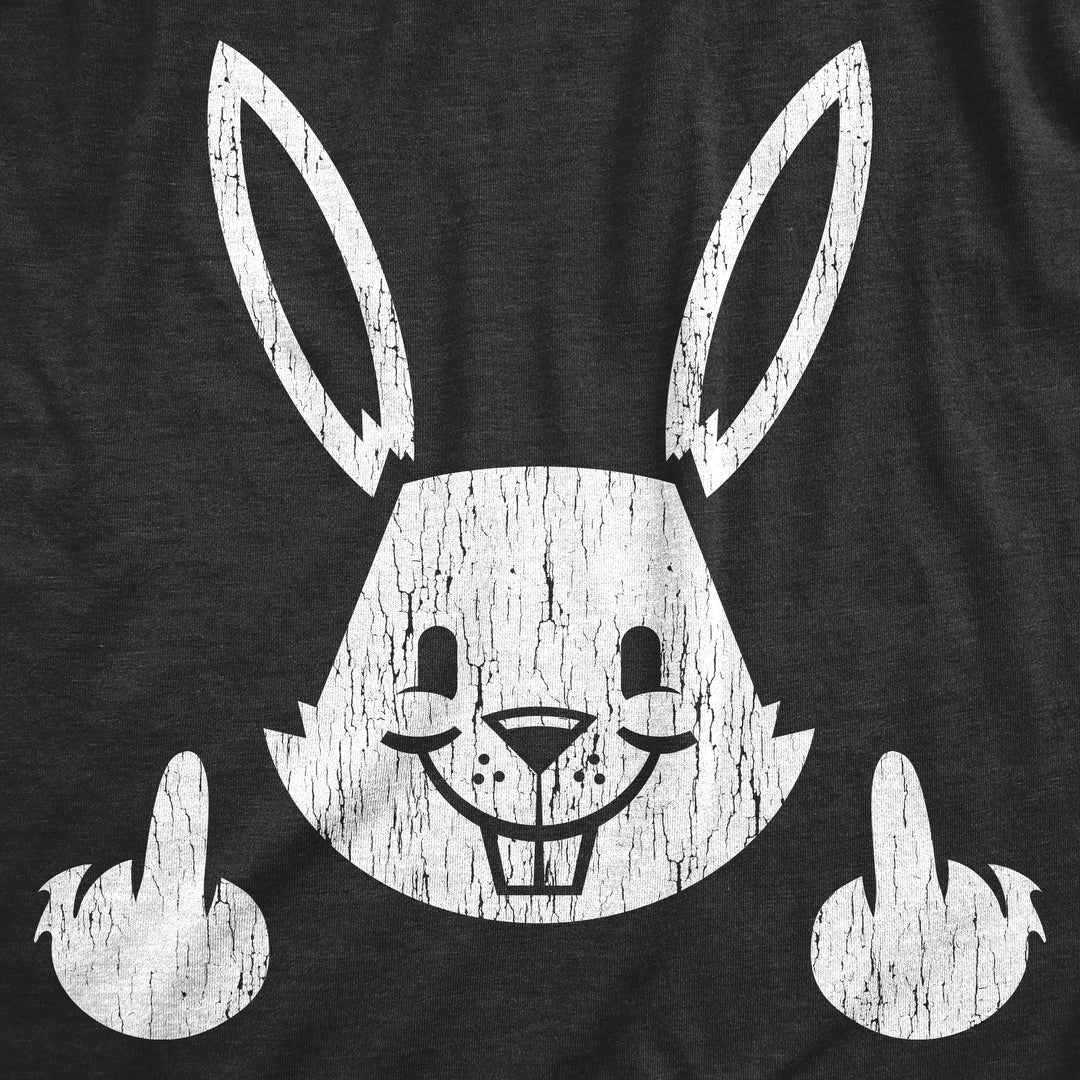 Bunny Flipping The Bird Women's T Shirt