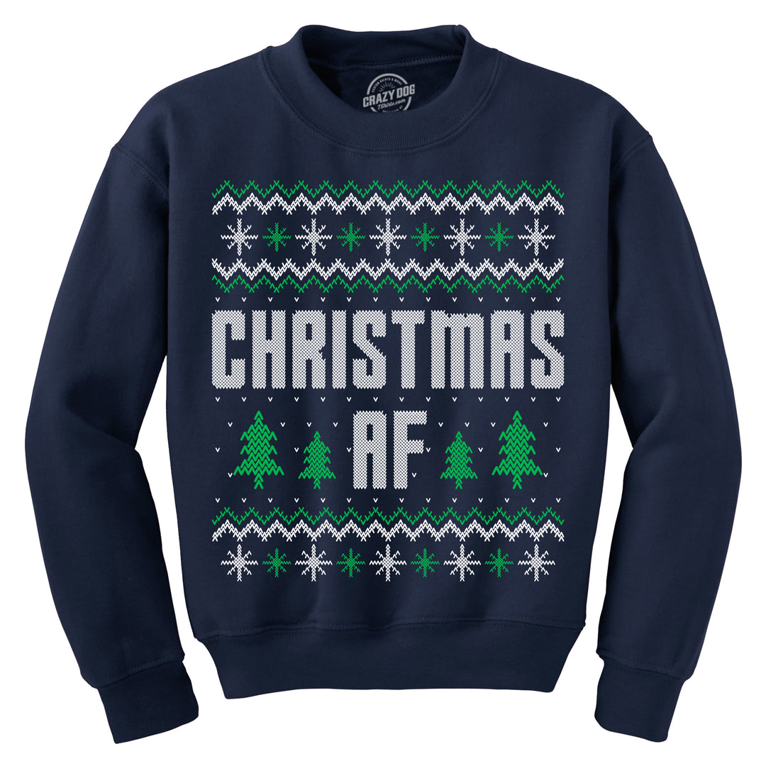 Funny Navy Christmas AF Sweatshirt Nerdy Christmas Tee