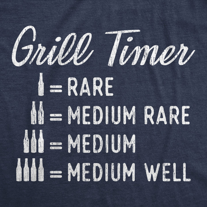 Grill Timer Men's T Shirt