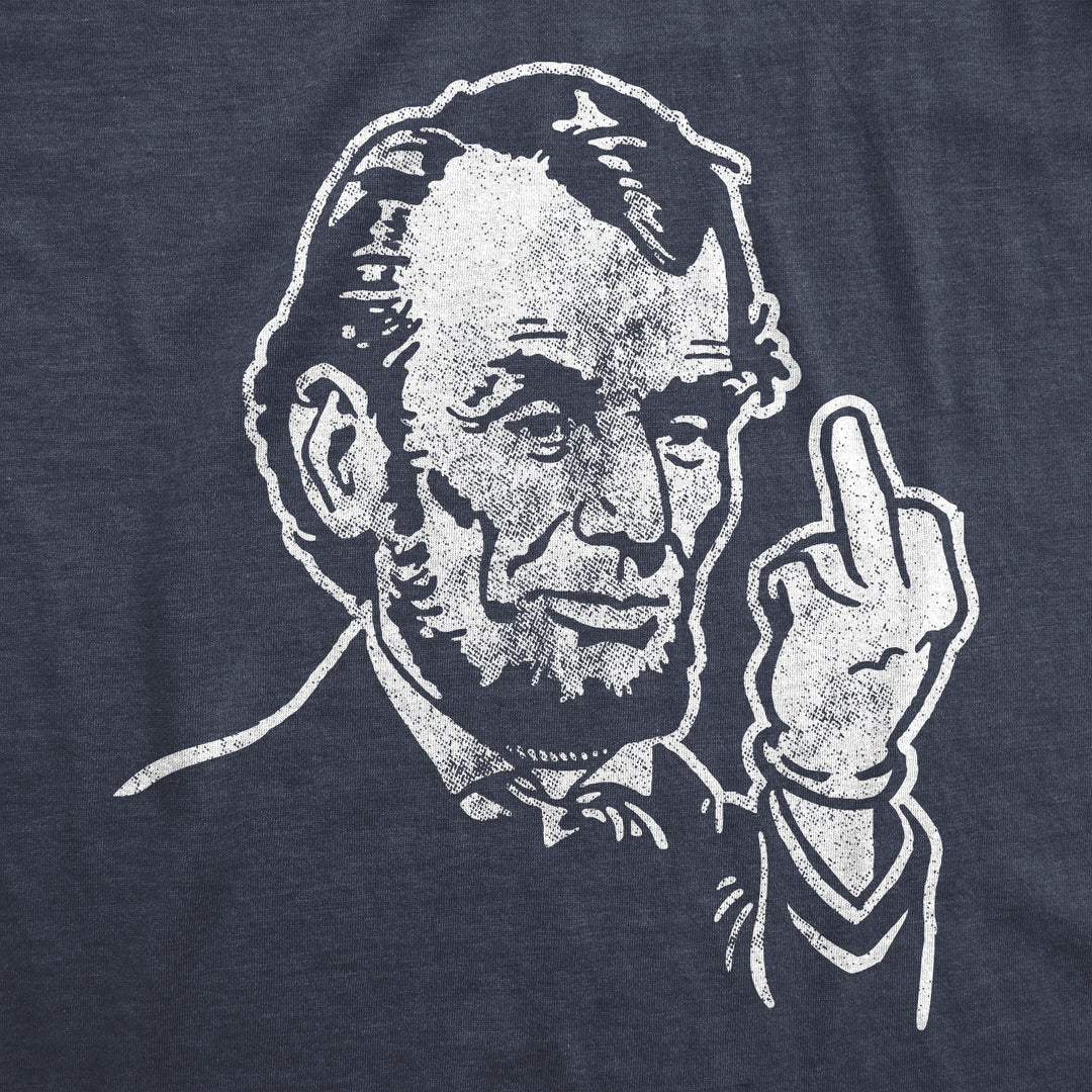 Abe Lincoln Middle Finger Men's T Shirt