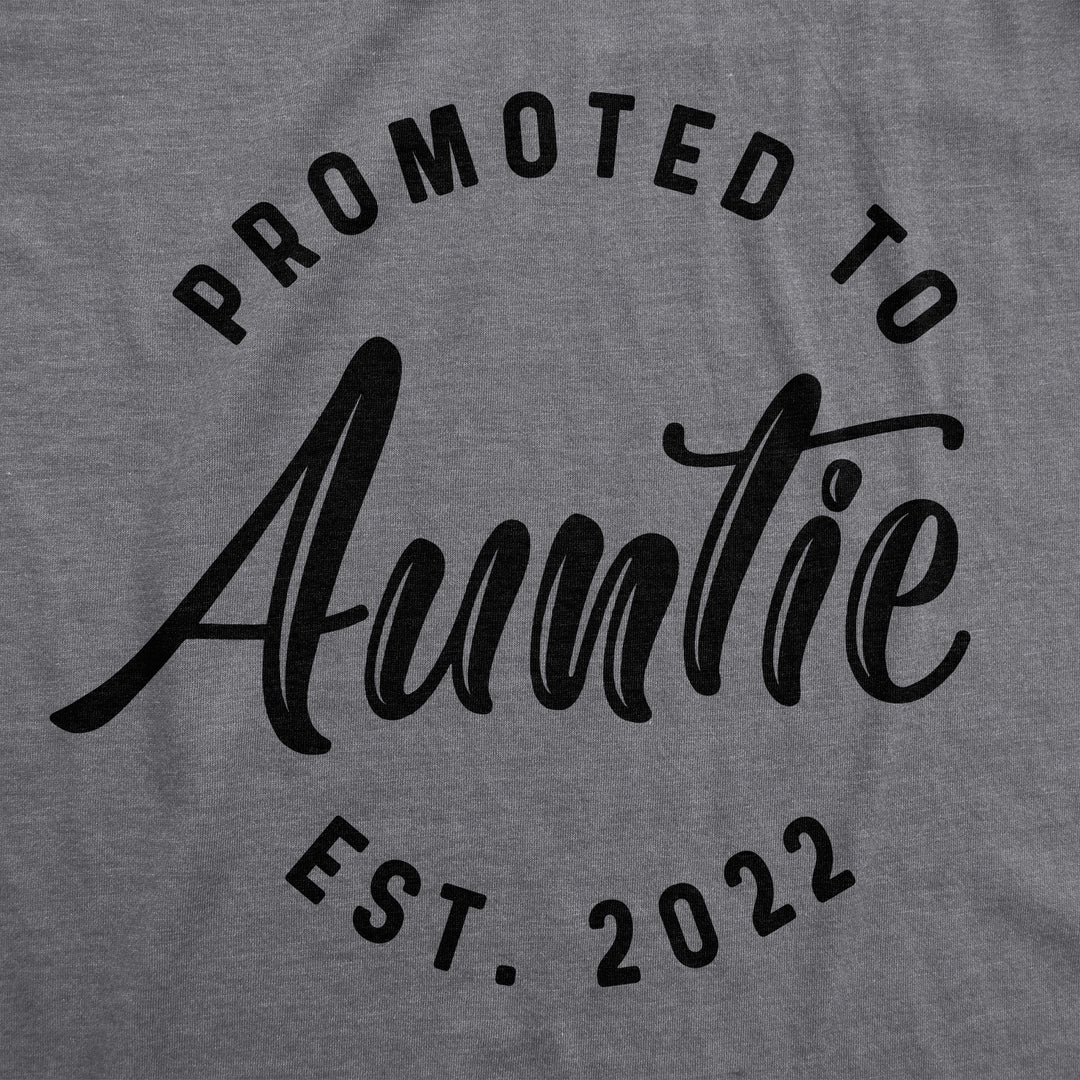 Promoted To Auntie 2022 Women's T Shirt