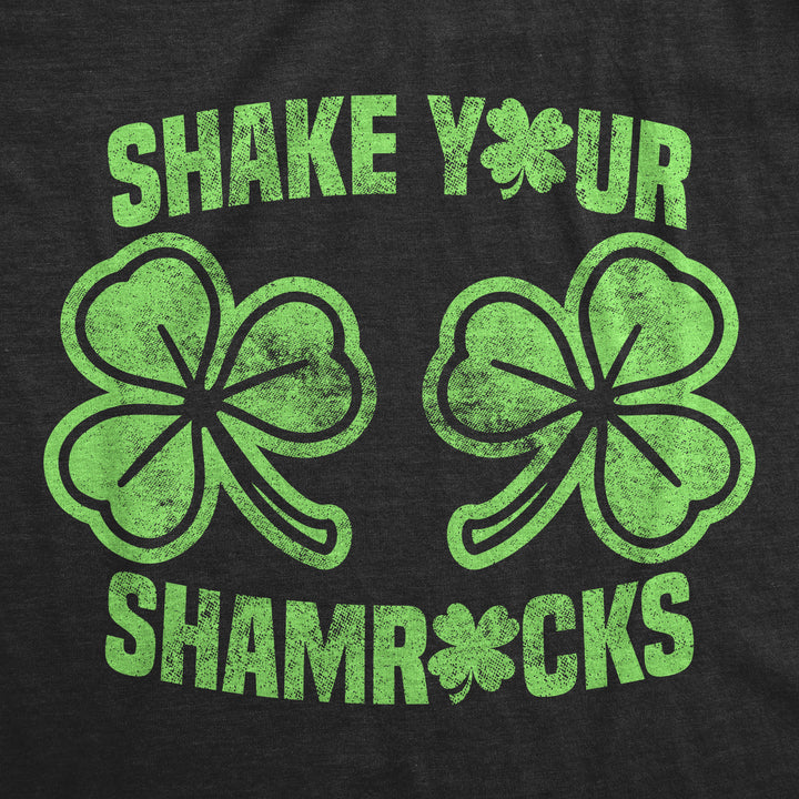 Shake Your Shamrocks Black Women's T Shirt