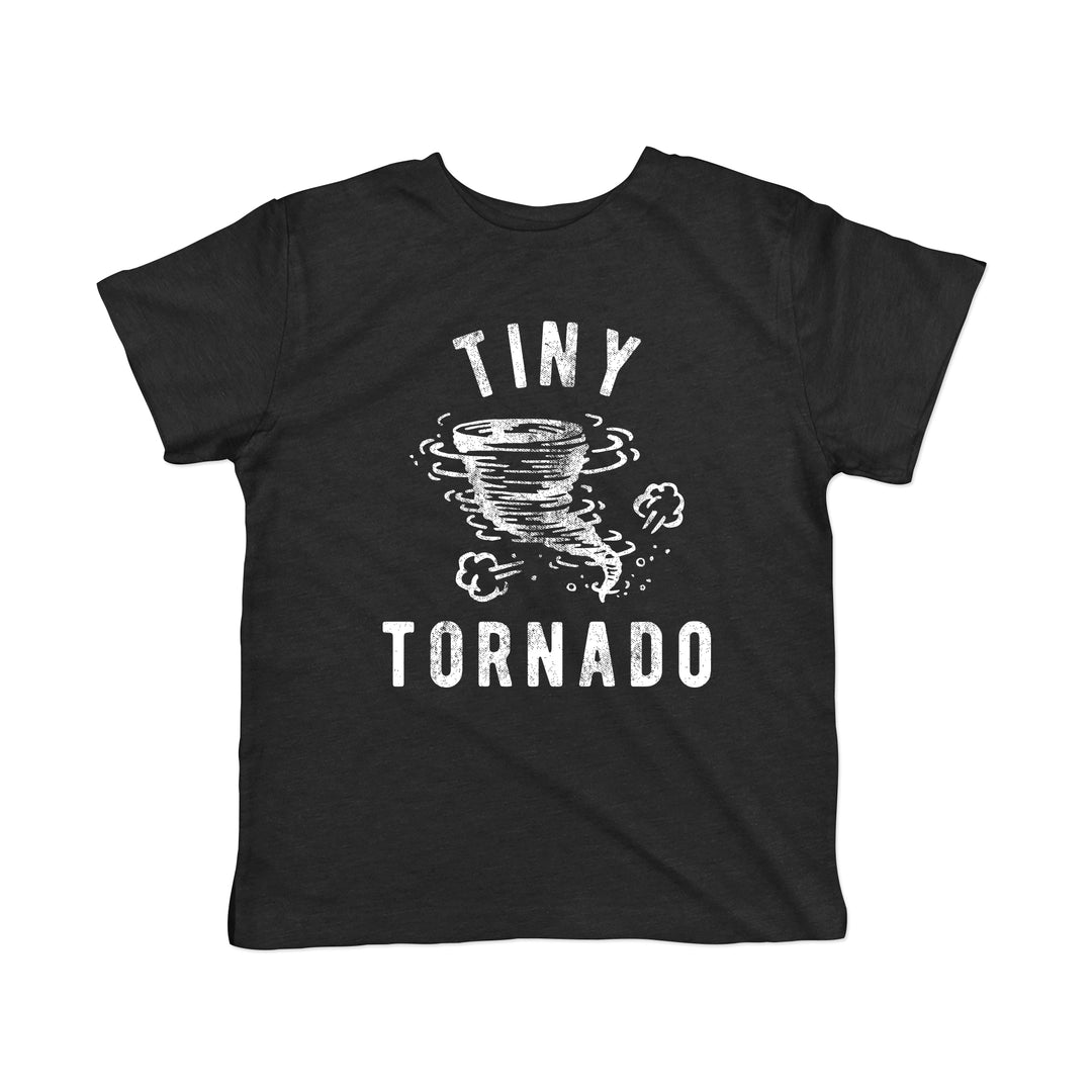 Funny Heather Black Tiny Tornado Toddler T Shirt Nerdy Sarcastic Tee