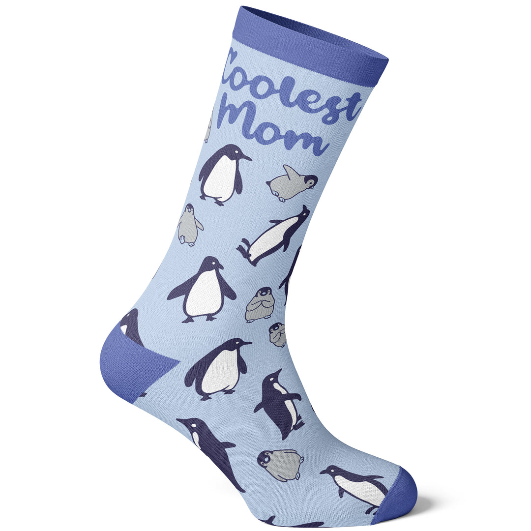 Women's Coolest Mom Penguins Socks