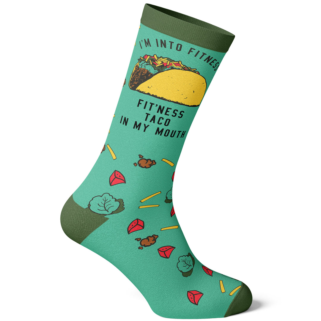 Mens Funny Taco Socks With Awesome Graphics For Men