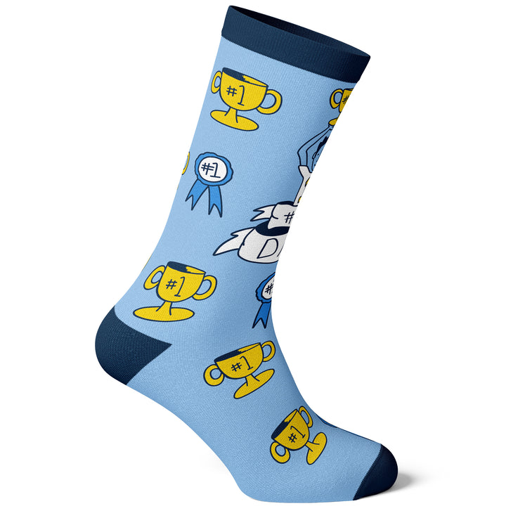 Number 1 Dad Socks