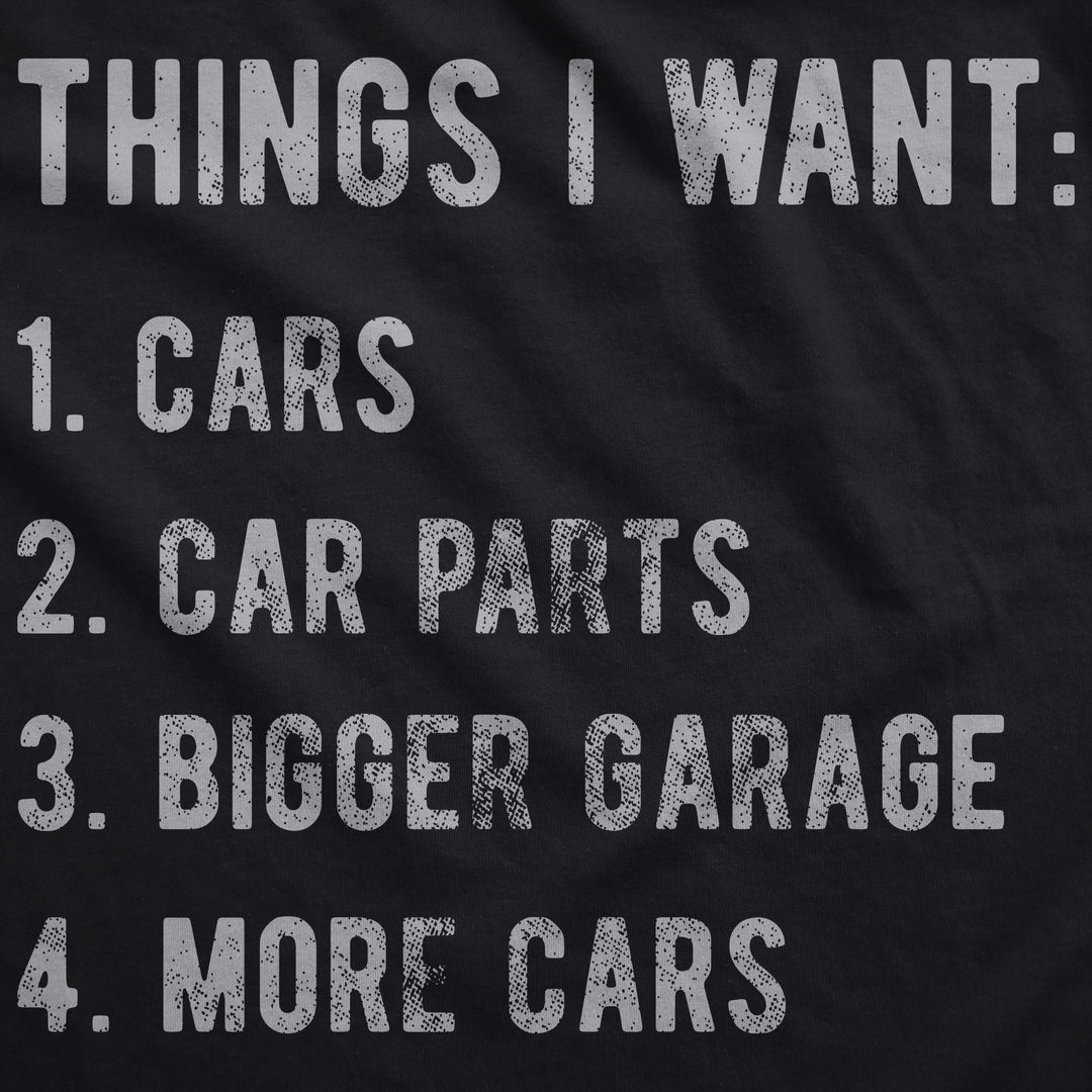 Things I Want List Car Hoodie