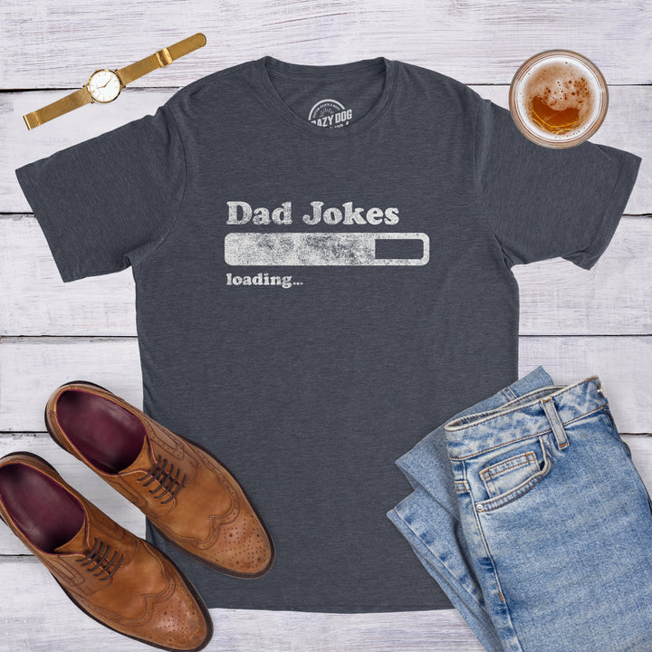 Dad Jokes Loading Men's T Shirt