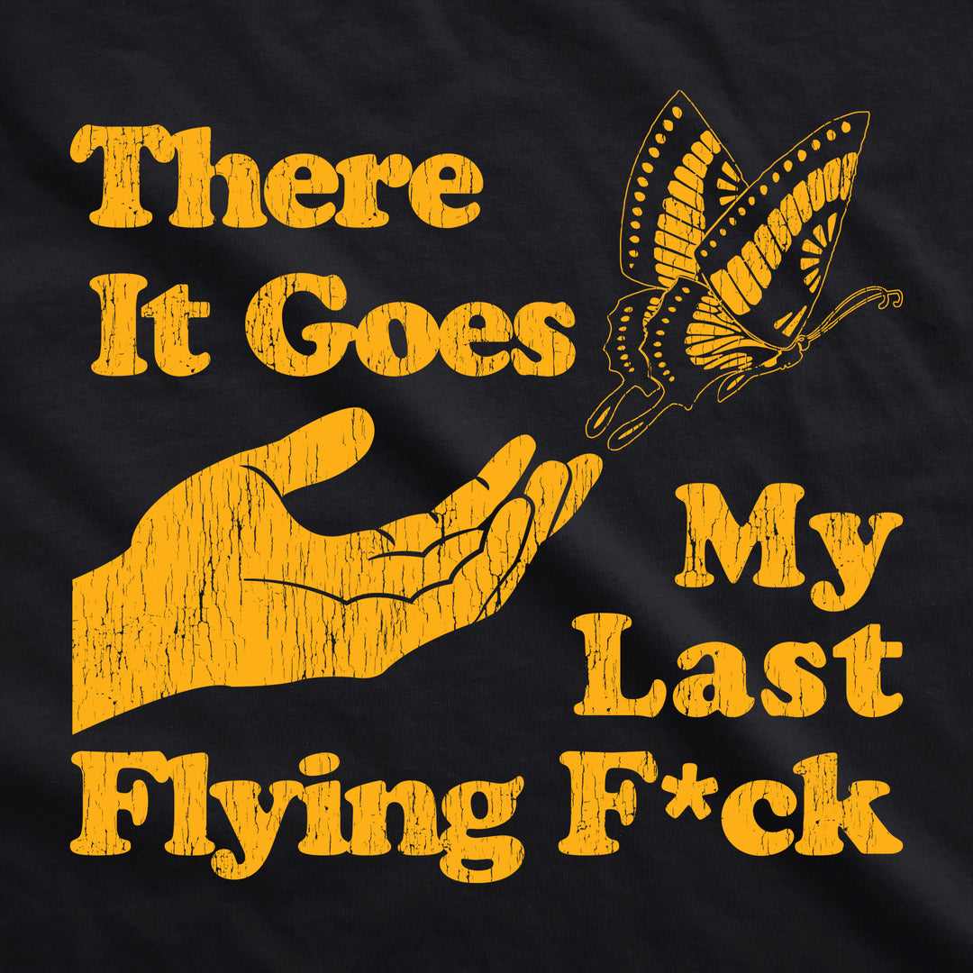 There Goes My Last Flying Fuck Womens V-Neck