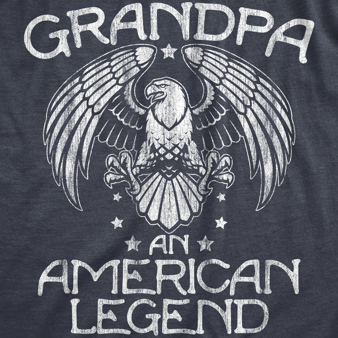 Grandpa An American Legend Men's T Shirt