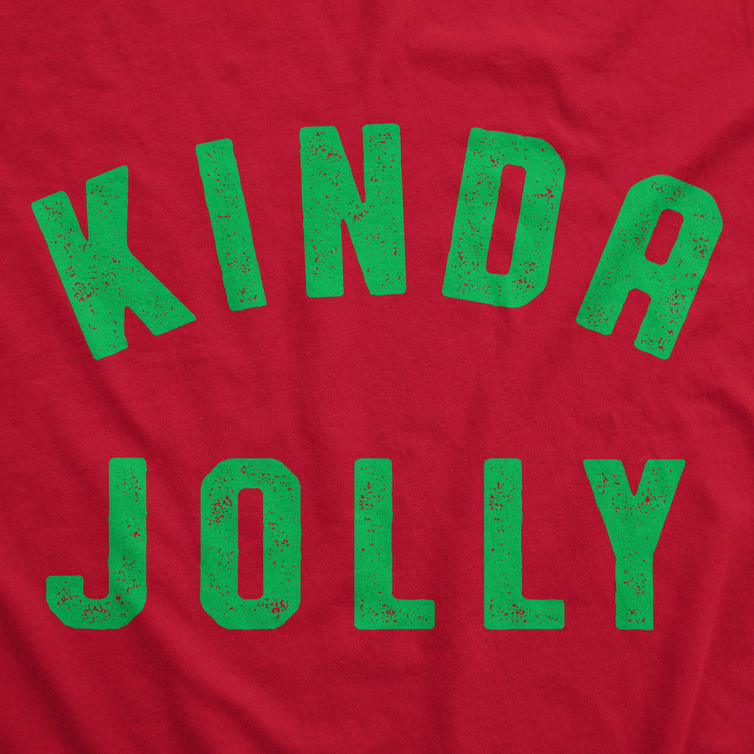 Kinda Jolly Crew Neck Sweatshirt