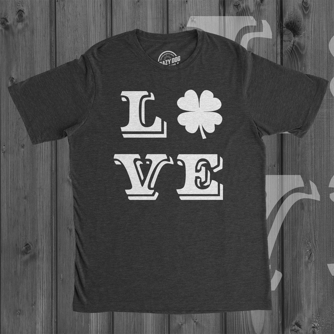 LOVE Lucky Clover Men's T Shirt