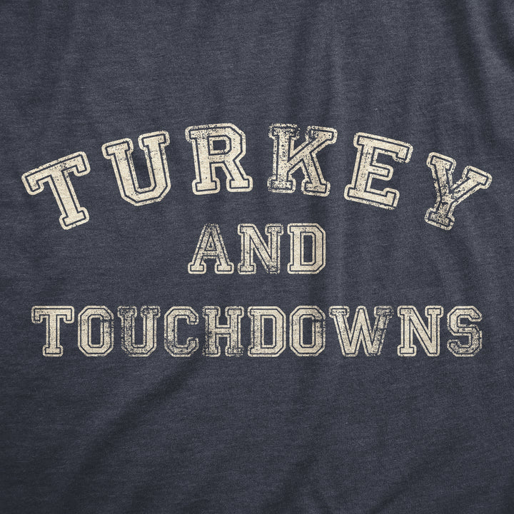 Turkey And Touchdowns Men's T Shirt