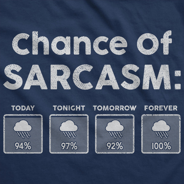 Chance Of Sarcasm Hoodie