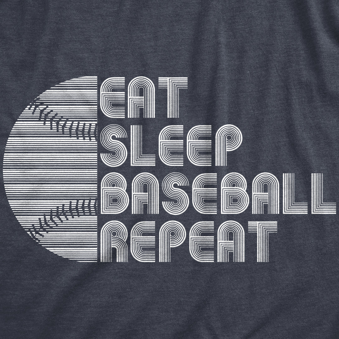 Eat Sleep Baseball Repeat Men's T Shirt