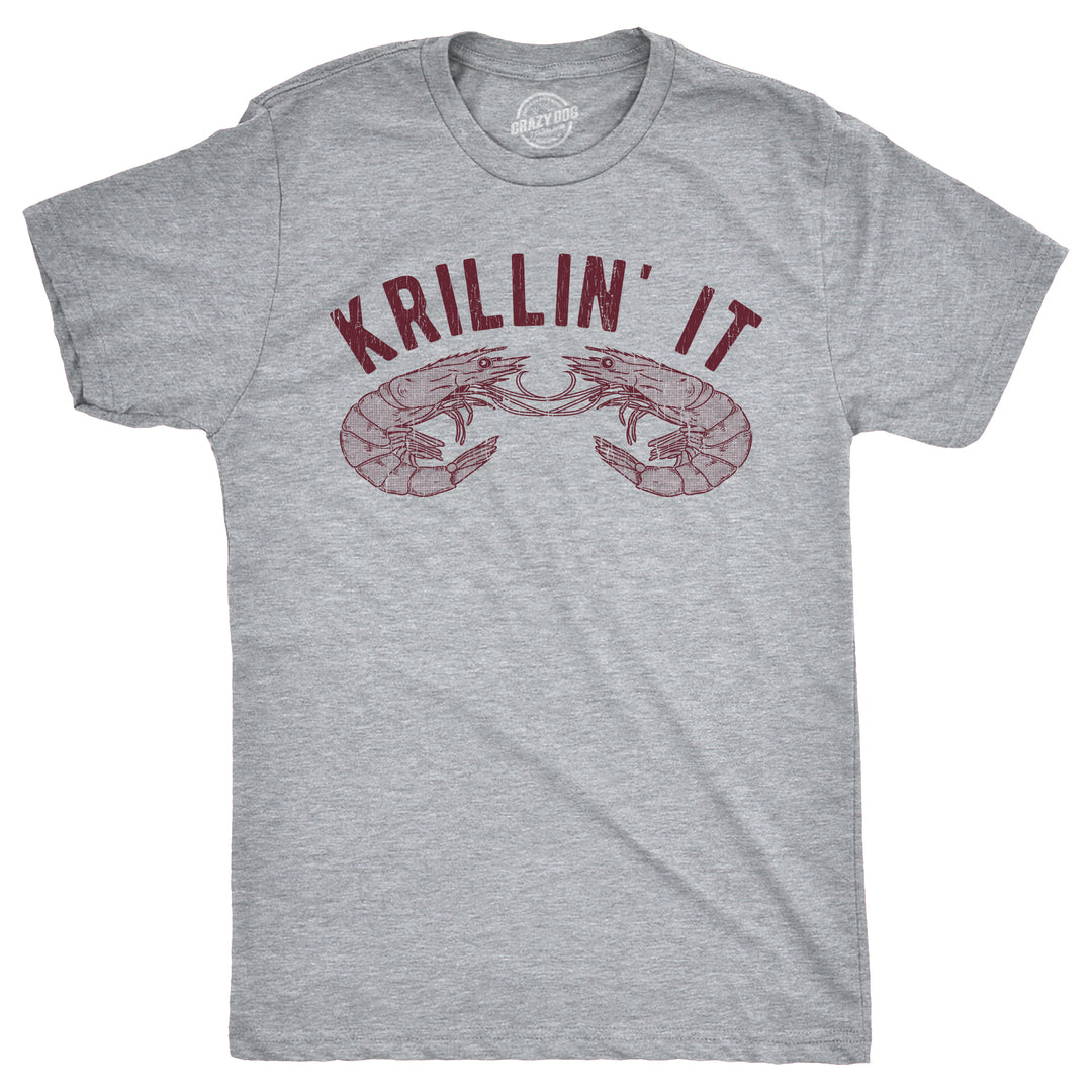 Funny Light Heather Grey - KRILLIN Krillin It Mens T Shirt Nerdy animal sarcastic Tee