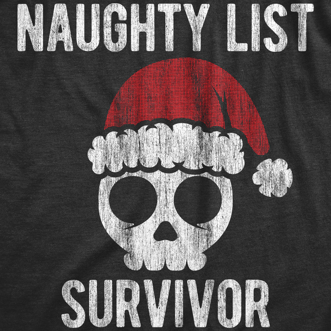 Naughty List Survivor Men's T Shirt