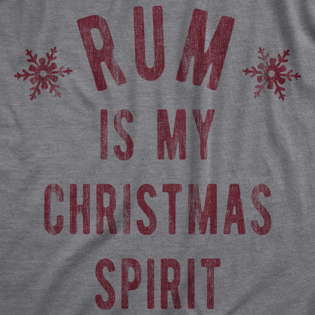 Rum Is My Christmas Spirit Men's T Shirt