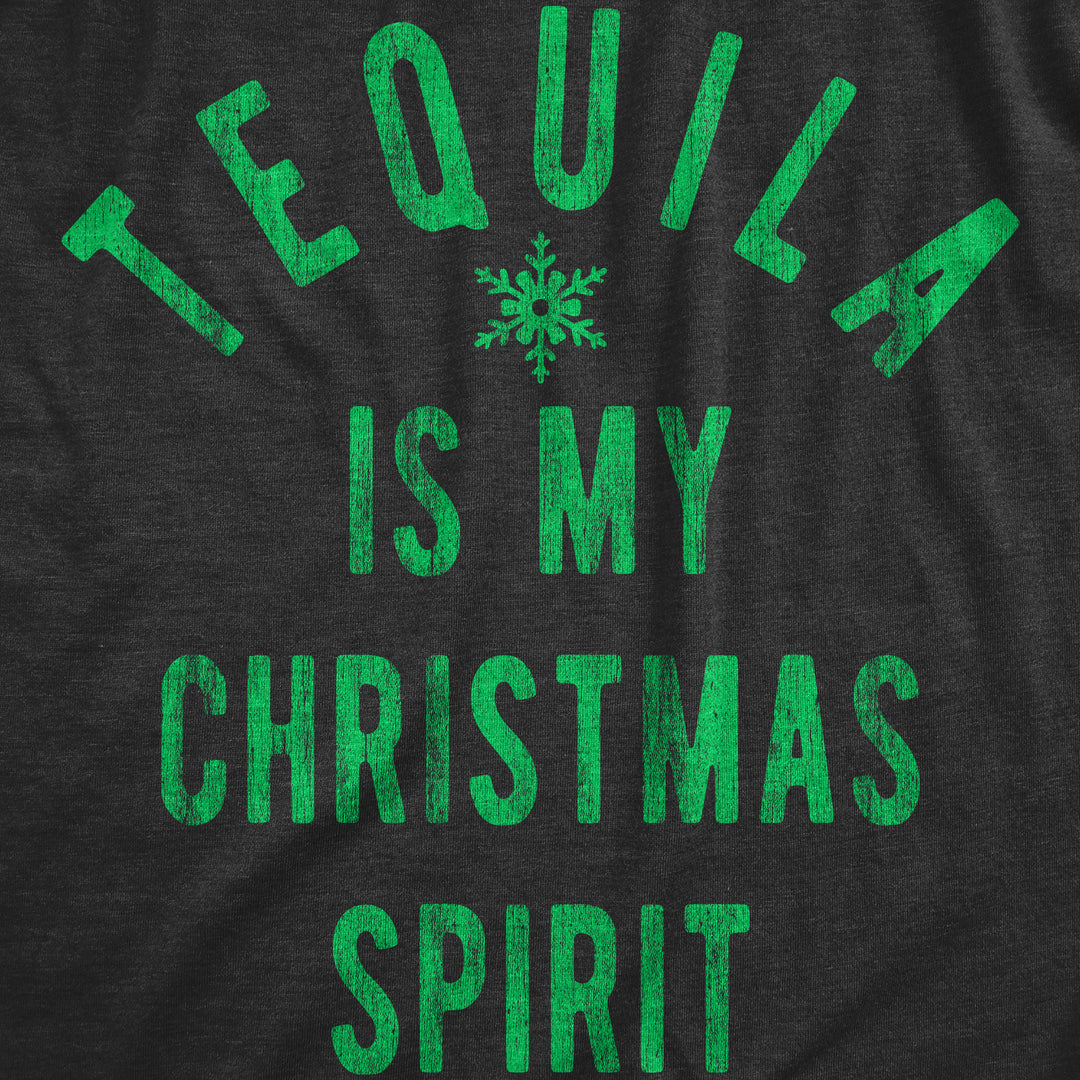 Tequila Is My Christmas Spirit Women's T Shirt