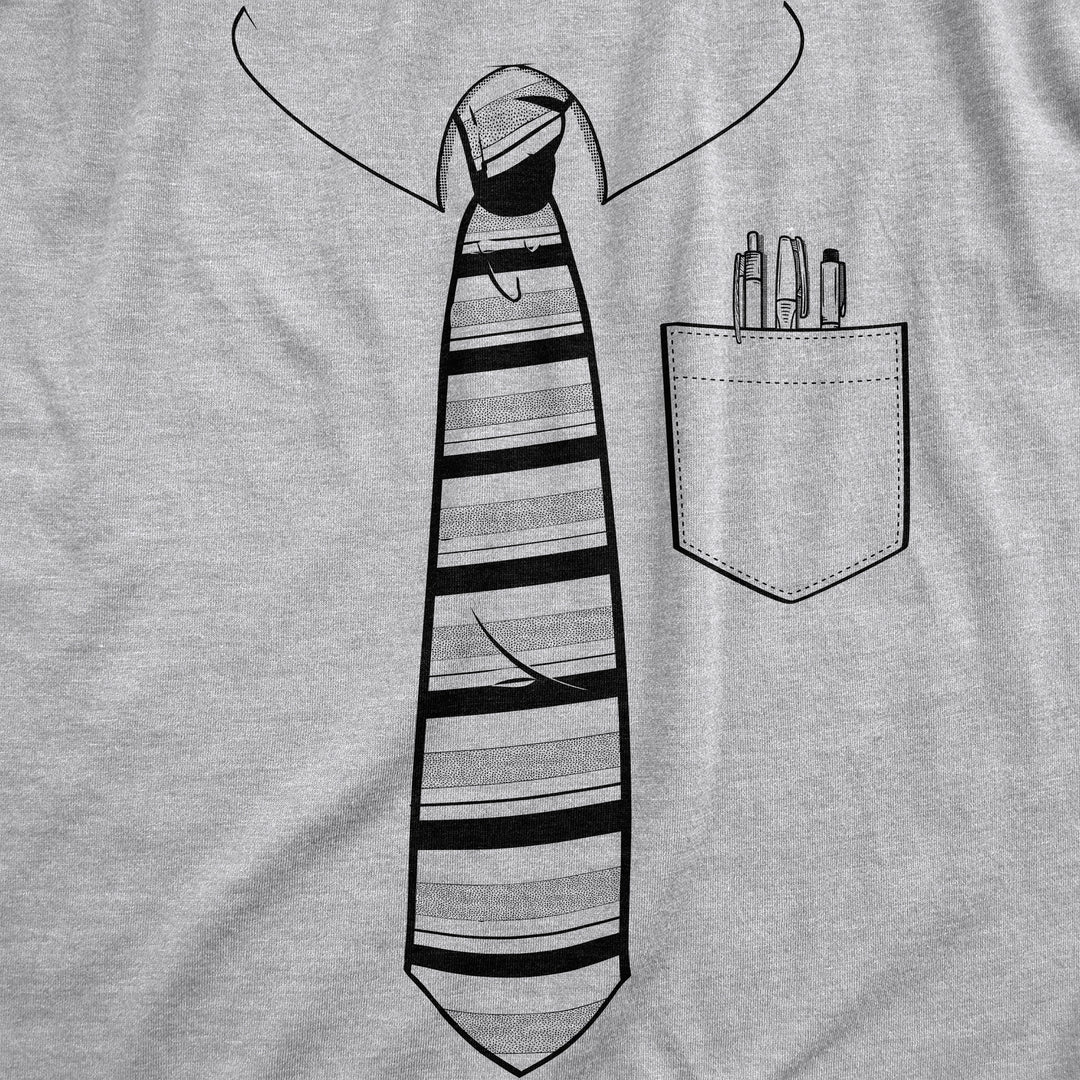 Tie With Pocket Of Pens Women's T Shirt