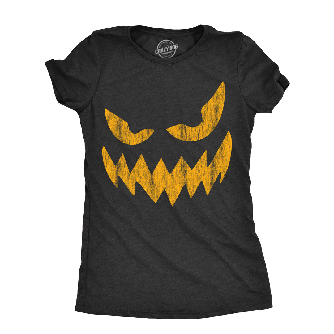 Funny Heather Black - WAYNE Wavy Mouth Wayne Womens T Shirt Nerdy Halloween Tee