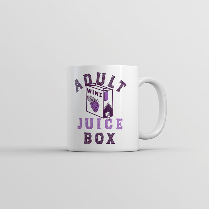 Funny White Adult Juice Box Coffee Mug Nerdy Wine Drinking Tee