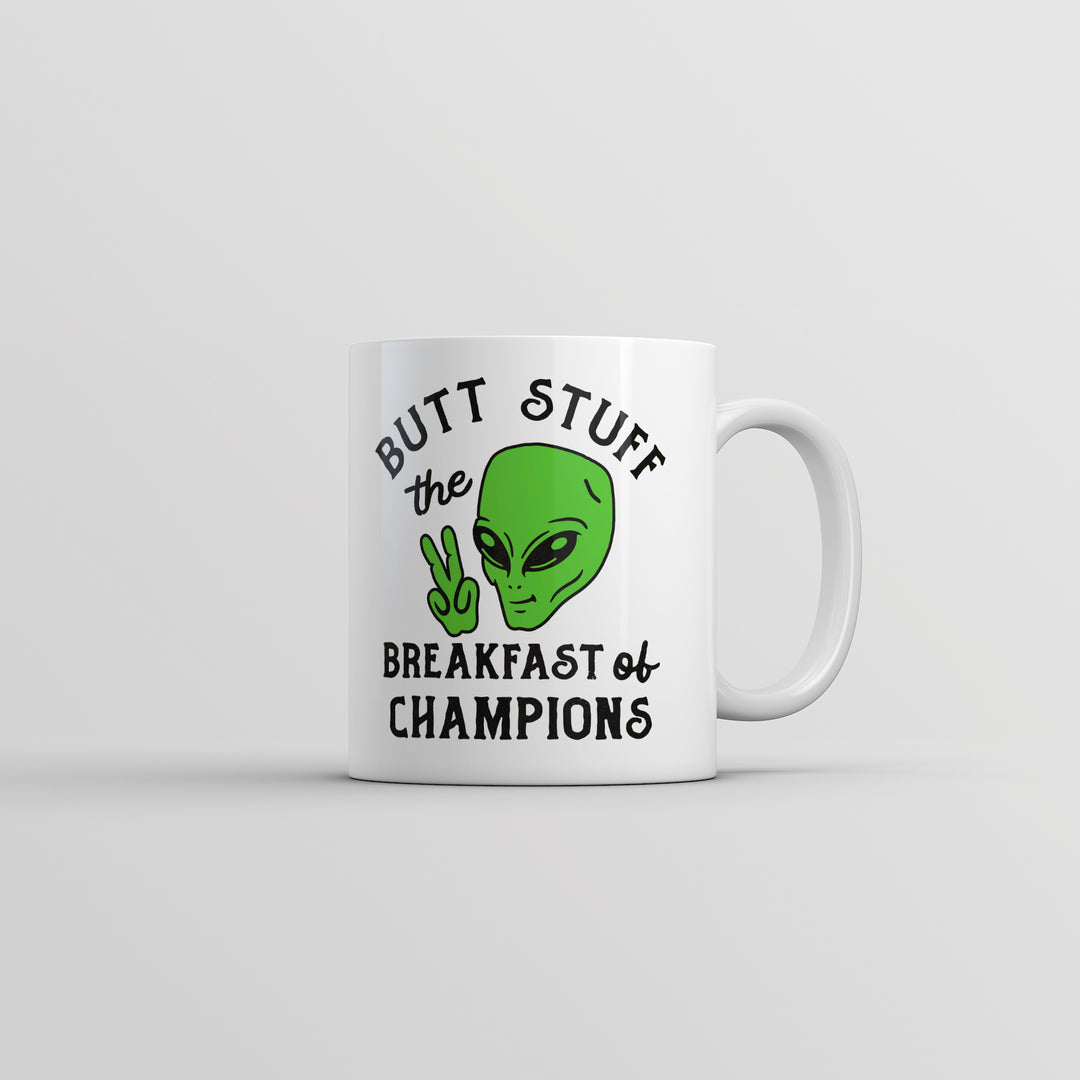 Funny White Butt Stuff The Breakfast Of Champions Coffee Mug Nerdy Sarcastic Tee