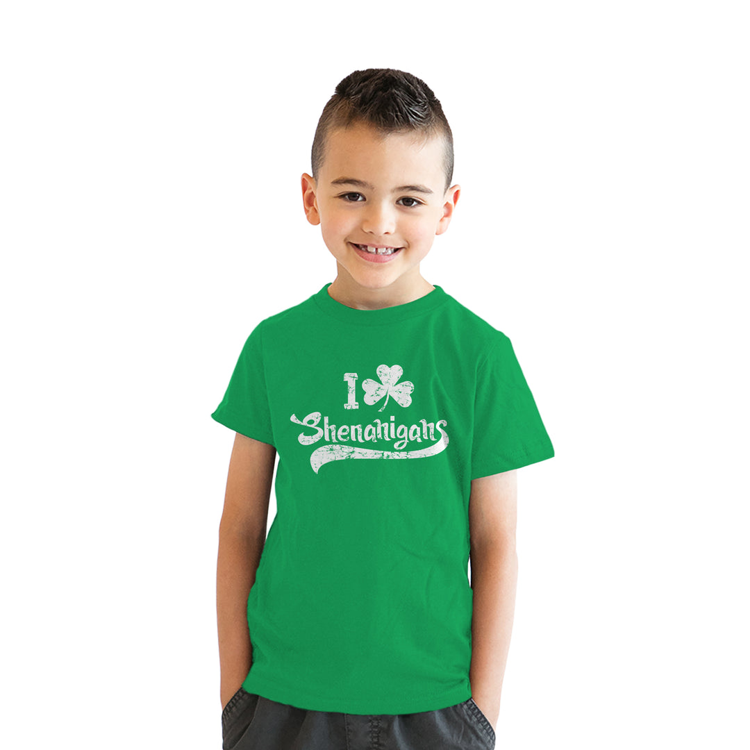 I Clover Shenanigans Youth T Shirt