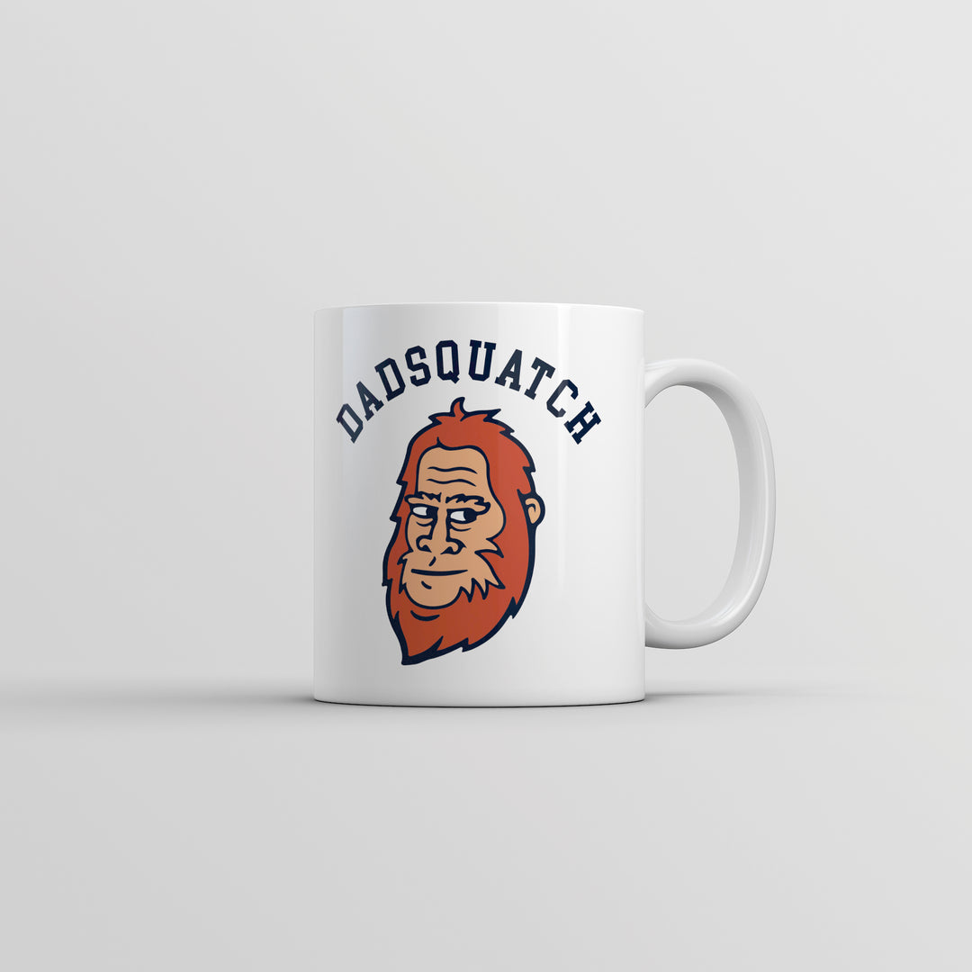 Funny White Dadsquatch Coffee Mug Nerdy Father's Day Sarcastic Tee