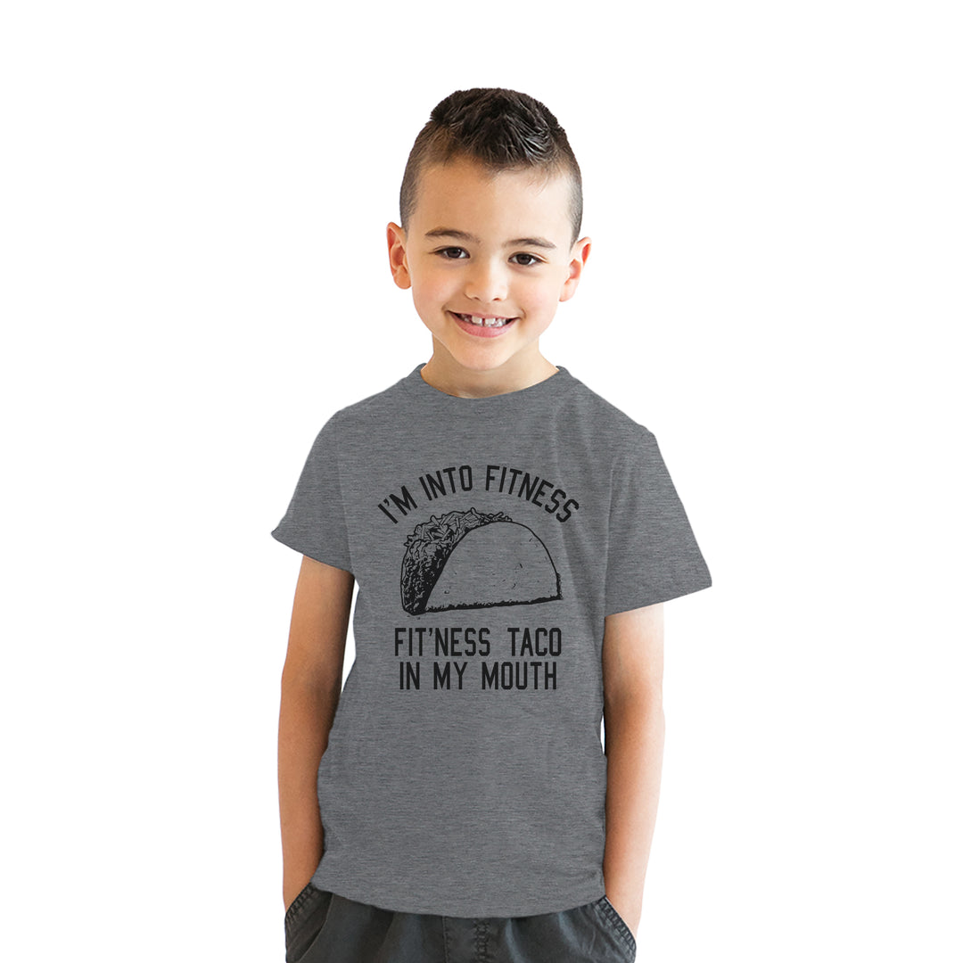 Fitness Taco Youth T Shirt